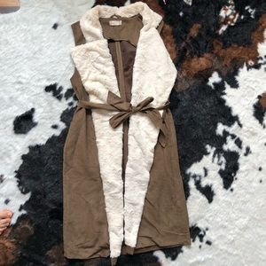 Long Fur Vest